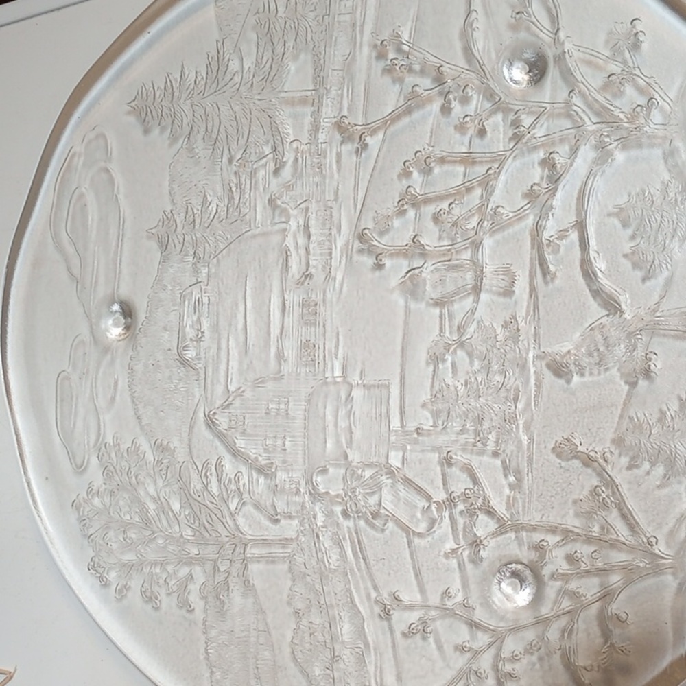 Mikasa Winter Scene Tray for cheese, cake, cookies, etc.